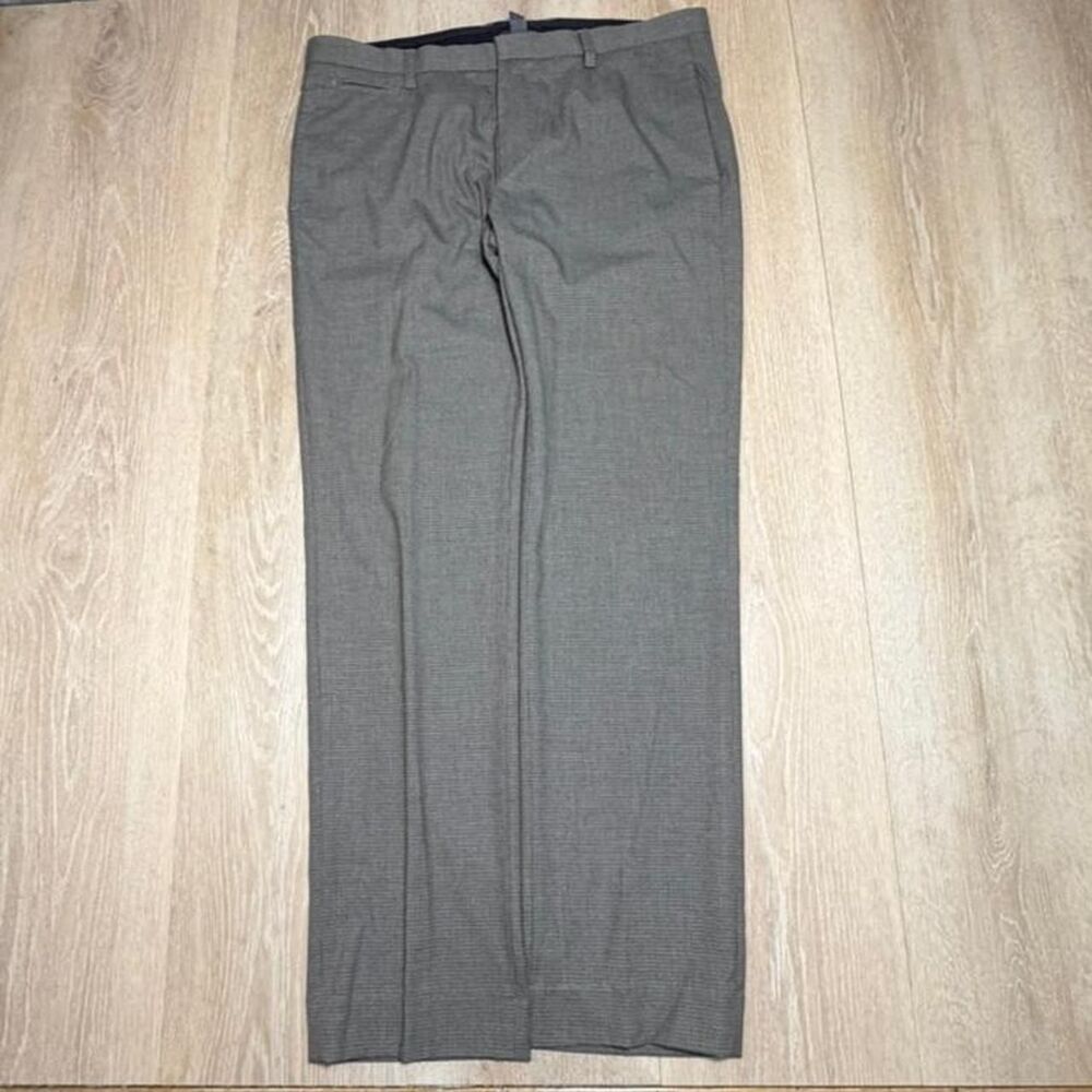 H-m Men's Grey and Brown Trousers